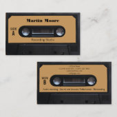  omhulling van cassettes voor Retro-audio Visitekaartje (Voorkant / Achterkant)