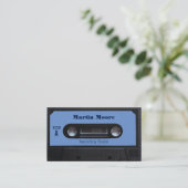  omhulling van cassettes voor Retro-audio Visitekaartje (Staand voorkant)