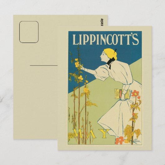  omhulling van het tijdschrift Nouveau May Briefkaart (Voorkant / Achterkant)