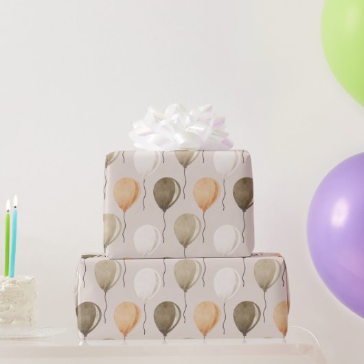  omhullingspapier voor kinderballonnen cadeaupapier (Feestgeschenken)