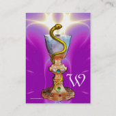 Omhulsel van HYGEIA, FARMACY MONOGRAM.Eiwitpapier Visitekaartje (Achterkant)