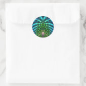 Omhulsel van Las Vegas Ronde Sticker (Tas)