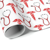 Omhulsel van verplegingspatroon cadeaupapier (Rol Hoek)