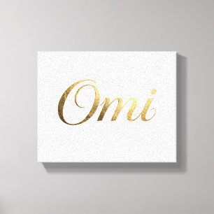 Omi Canvas Wandkunst Oma Afdruk