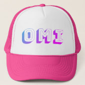 Omi - Duitse oma trucker hoed Trucker Pet (Voorkant)
