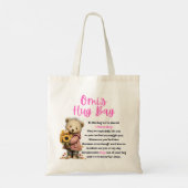 Omi knuffeltas (meervoud) tote bag (Achterkant)