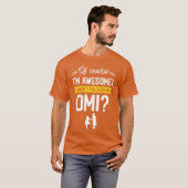 Omi Oma Geweldige Grootmoeder Moederdag ontwerp T-shirt (Voorkant volledig)