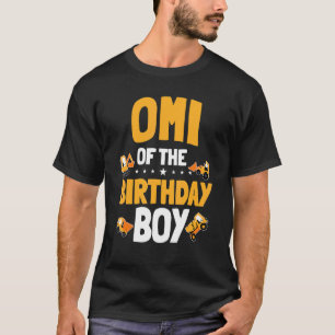 Omi van de Verjaardagsjongen Bouwvakker Bday P T-shirt