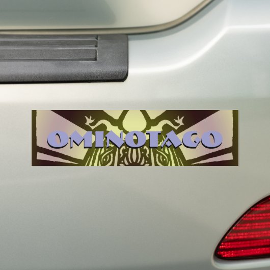 OminOtagO Tribal Bumpersticker (Op auto)
