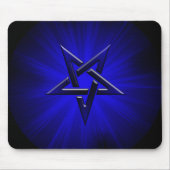 Ominous Blue Inverted Pentagram Muismat (Voorkant)