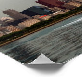 Ominous Chicago Skyline Poster (Hoek)