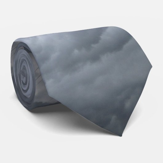 Ominous Clouds Stropdas (Opgerold)