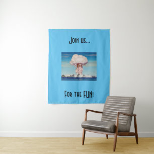 Ominous Nuke Tapestry Wandkleed