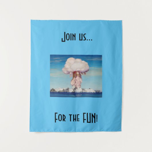 Ominous Nuke Tapestry Wandkleed (Voorkant)