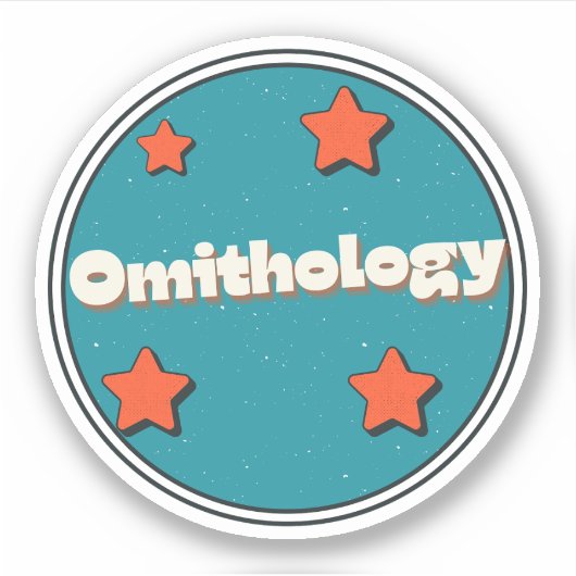 omithologie sticker (Voorkant)
