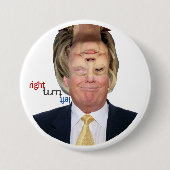 Omkeerbaar 2016 voor President Ronde Button 7,6 Cm (Voorkant)