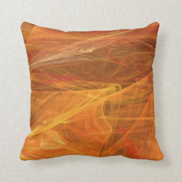 Omkeerbaar Abstract Oranje Kussen