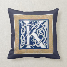 Omkeerbaar Celtic K Initiaal Kussen