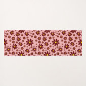 Omkeerbaar Daisy Pattern Yogamat (Achterkant (horizontaal))