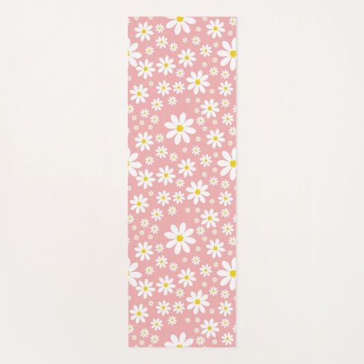 Omkeerbaar Daisy Pattern Yogamat (Voorkant)