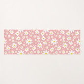 Omkeerbaar Daisy Pattern Yogamat (Voorkant (horizontaal))