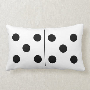 Omkeerbaar dubbel 5 Domino Pillow Kussen
