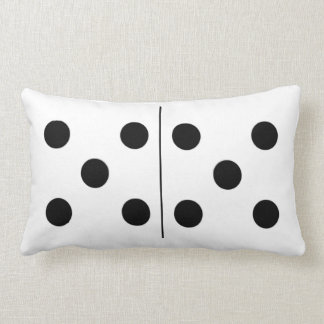 Omkeerbaar dubbel 5 Domino Pillow Kussen