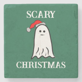 Omkeerbaar eng kerst spook Sierkussen Stenen Onderzetter