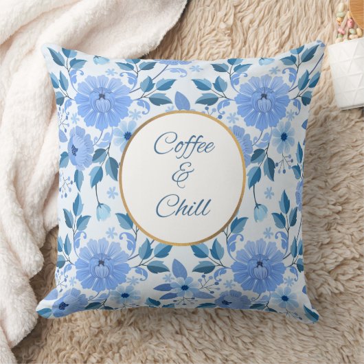 Omkeerbaar Floral Dubbelzijdig kussen (Deken)