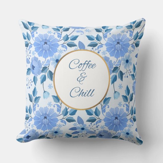 Omkeerbaar Floral Dubbelzijdig kussen (Voorkant)