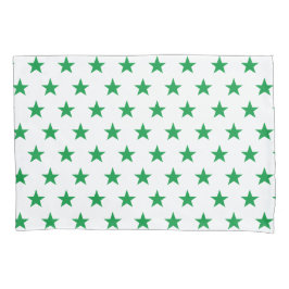 Omkeerbaar Groen en Wit Kussensloop