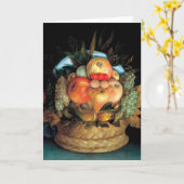 Omkeerbaar Hoofd met Mand Fruit 1590 - Arcimb Kaart (Gele Bloem)