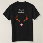 Omkeerbaar rendier T-shirt (Design achterkant)