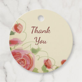 Omkeerbaar stijlvol ontwerp bedankjes labels