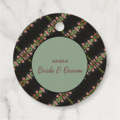 Omkeerbaar stijlvol ontwerp bedankjes labels (Achterkant)