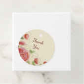 Omkeerbaar stijlvol ontwerp bedankjes labels (In situ)