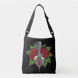 Omkeerbaar Tattoo Art Crossbody Bag Tas