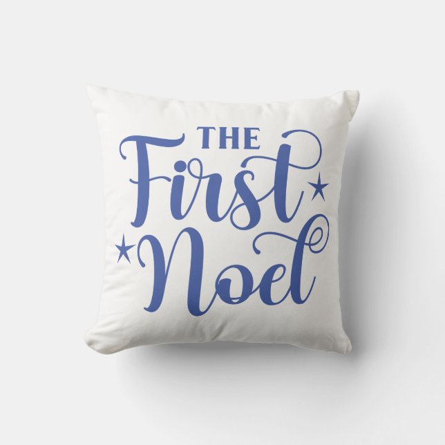 Omkeerbaar The First Noel  Kussen (Voorkant)