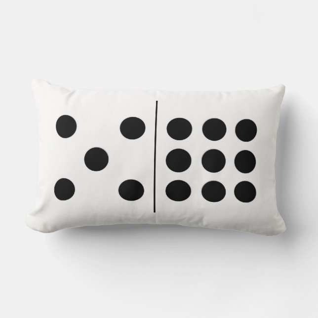 Omkeerbare 5|9 Domino Kussen (Voorkant)