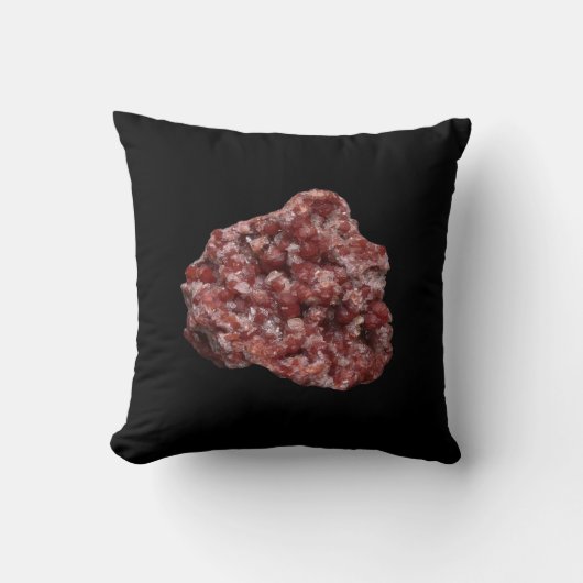 Omkeerbare Andradietgranaat en Calcietkristal Kussen (Voorkant)