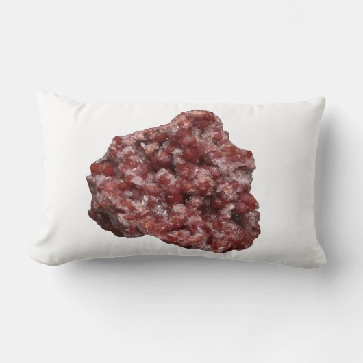 Omkeerbare Andradietgranaat en Calcietkristal Kussen (Voorkant)
