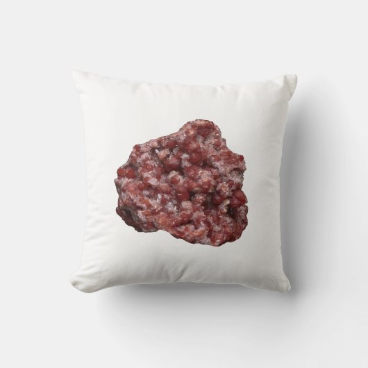 Omkeerbare Andradietgranaat en Calcietkristal Kussen (Voorkant)