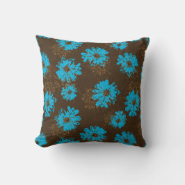 Omkeerbare Bloemen en de Plaid van Waterman Kussen