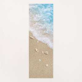 Omkeerbare Blue Beach Waves Yoga Mat