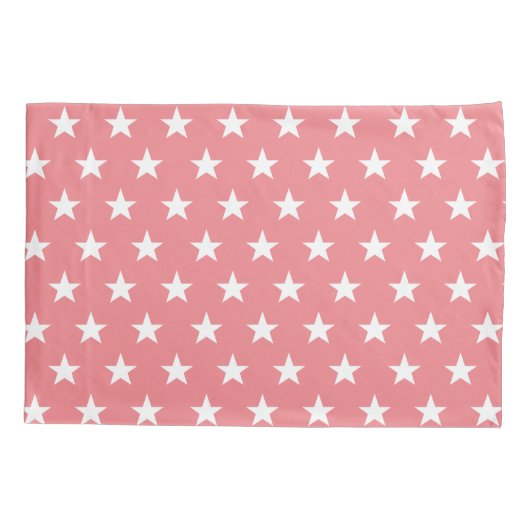 Omkeerbare Coral Star Kussensloop (Achterkant)