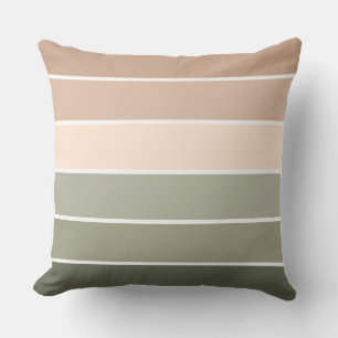Omkeerbare Cozy Neutral Retreat Gestreepte Polka D Kussen