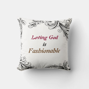 Omkeerbare decoratieve piloot ... Van God houden Kussen