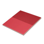 Omkeerbare dubbele textuur tomaat rode keramische  tegeltje (Zijkant)