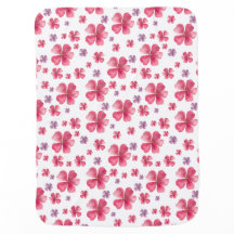 Omkeerbare Floral Baby Blanket