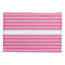 Omkeerbare Floral of Stripe Pillow Hoesje Kussensloop